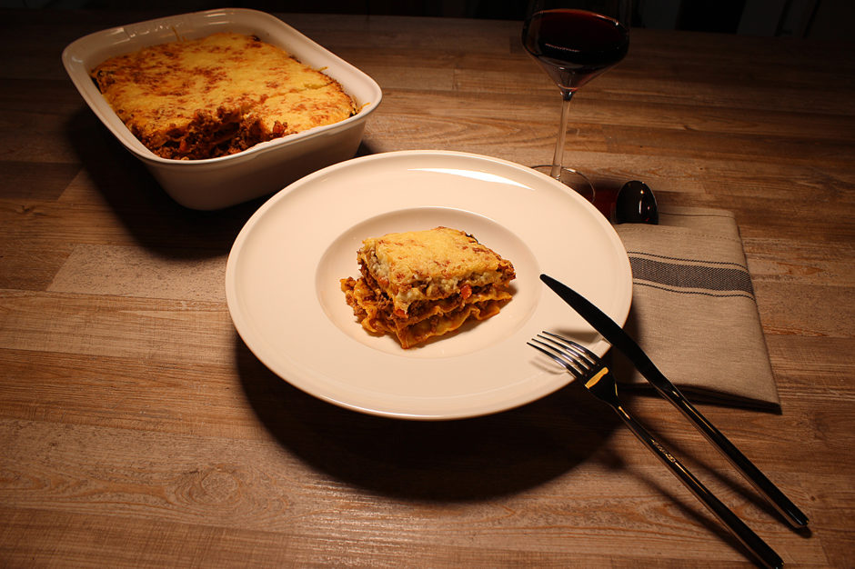 Hirsch-Lasagne